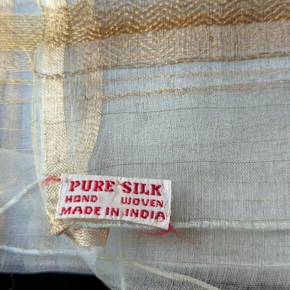 Antique Silk Scarf - Picture 4 of 10